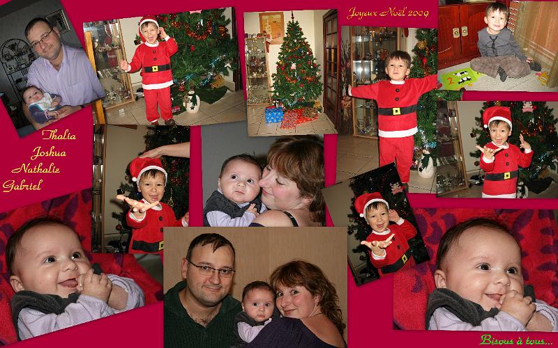 Coucou de Noel 2009.jpg - Un pèle mèle de Noel 2009....